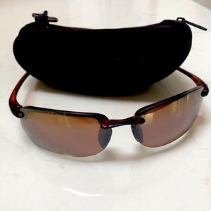 Maui Jim unused 411-10 glasses and case